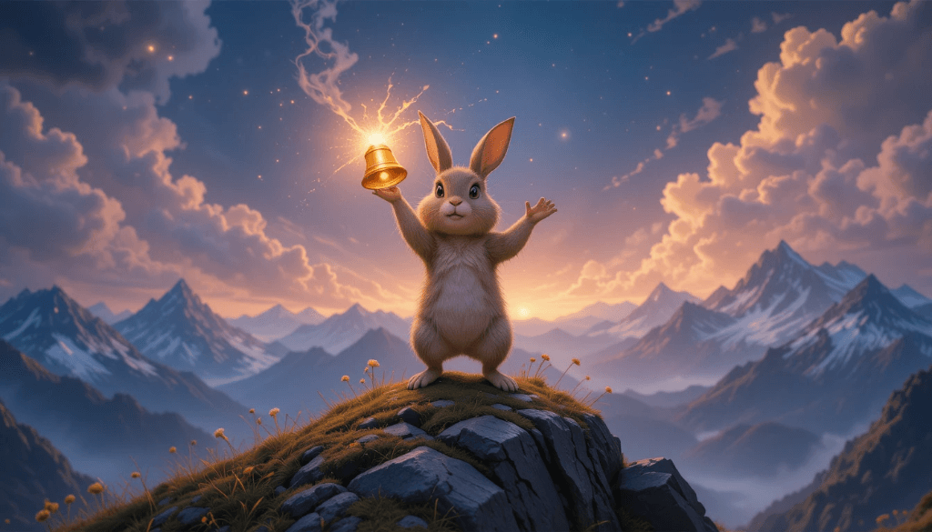 From Rocky Hills to Viral Videos: How This Rabbit’s Glowing Bell Captivated Audiences – And How You Can Too! #digen ai# #Free AI Video Ge...
