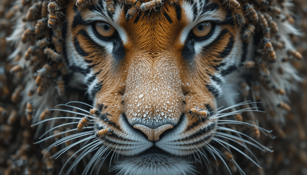 How Did This Tiger Survive the Bees? Unveiling Nature’s Mysteries with AI Video Magic #digen ai# #Free AI Video Generator#