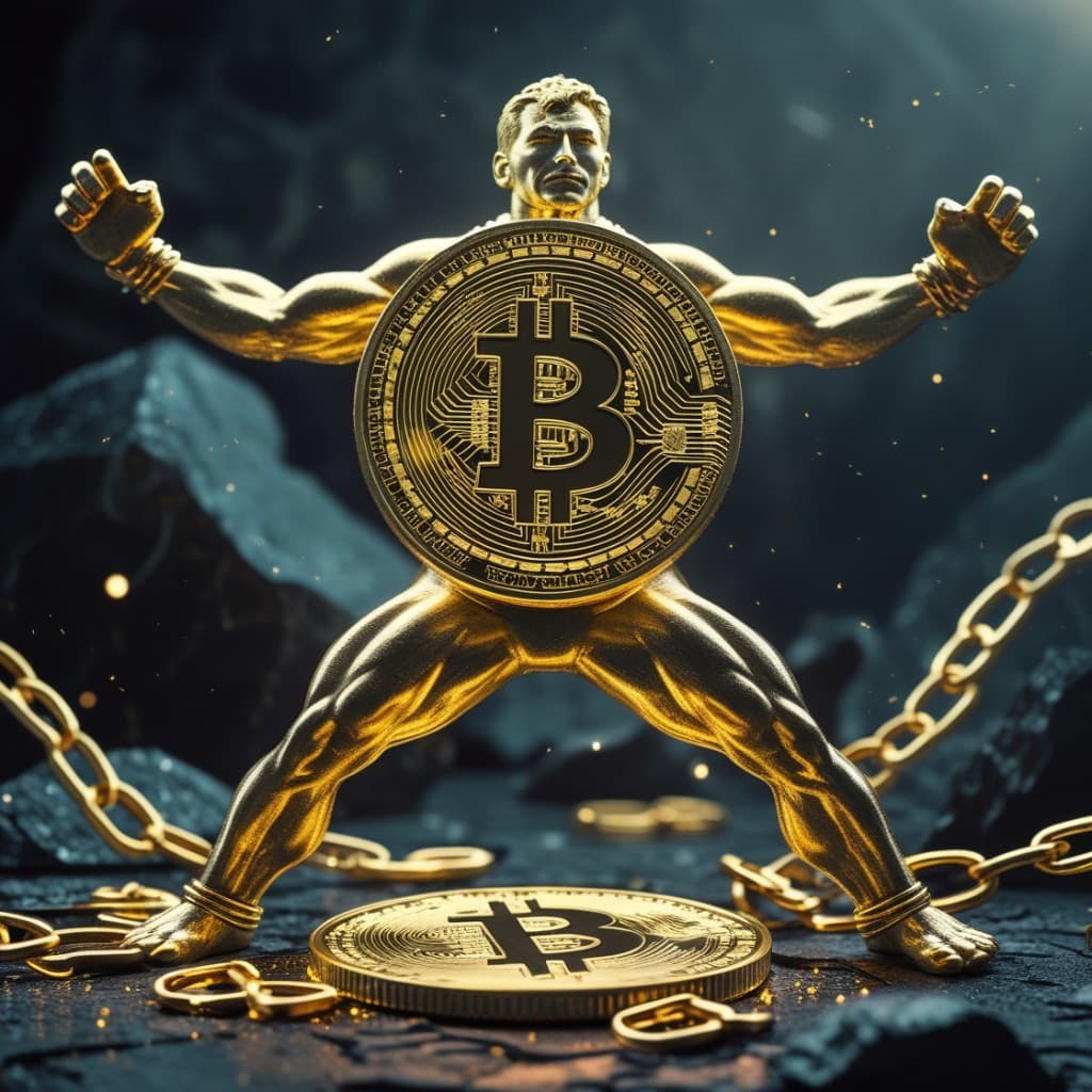 How AI Unleashed Bitcoin’s Power: Breaking Chains With One Click #digenai #FreeAIVideoGenerator