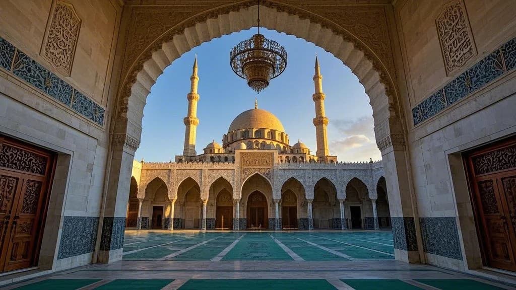 Capturing Sacred Beauty: How AI Brings Mosques to Life with One Click #digen ai# #FreeAIVideoGenerator#