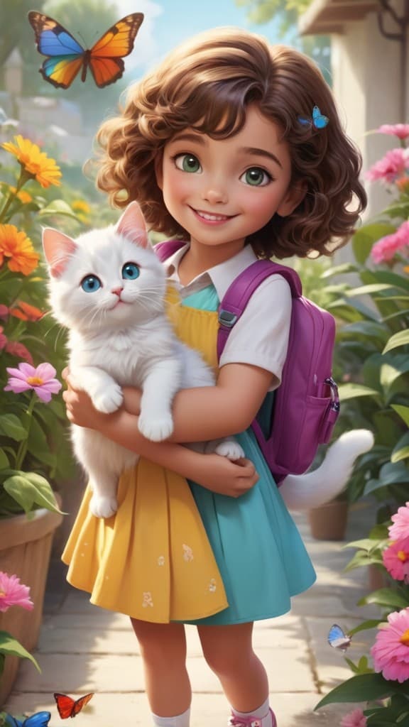 How a Little Girl’s Garden Adventure Became an AI Video Masterpiece #digen ai #FreeAIVideoGenerator