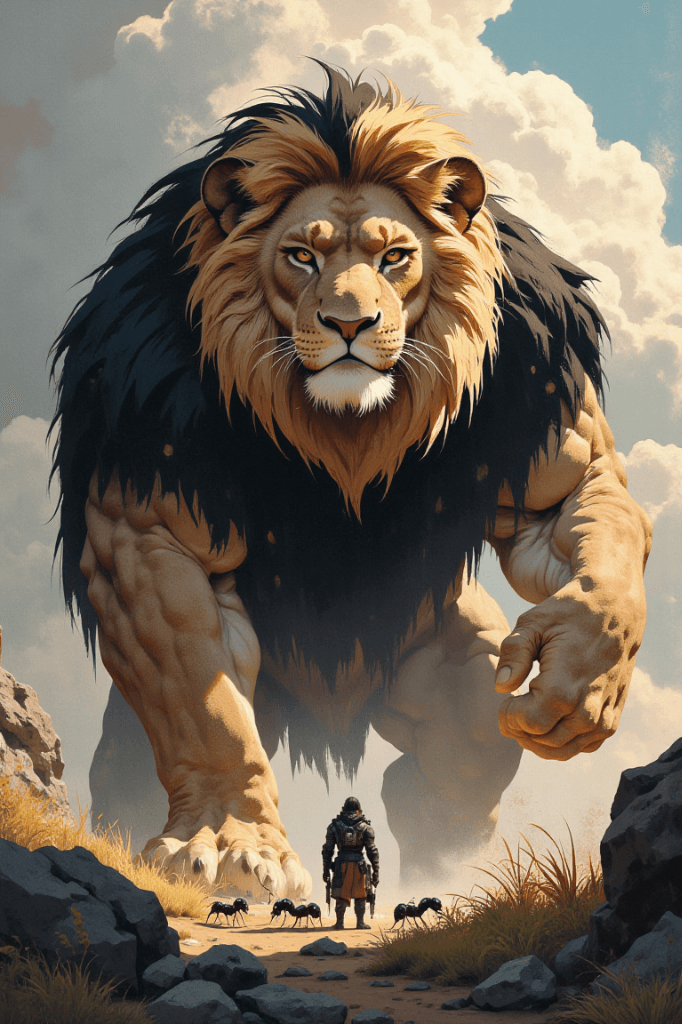 Lion vs Warrior: How AI Brings Epic Battles To Life With Digen AI #digenai #FreeAIVideoGenerator