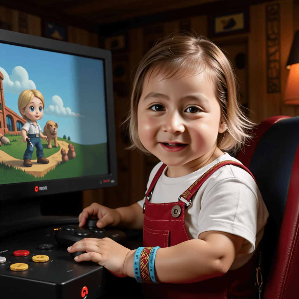Unlocking Childhood Joy with AI-Generated Gaming Magic #digenai #FreeAIVideoGenerator