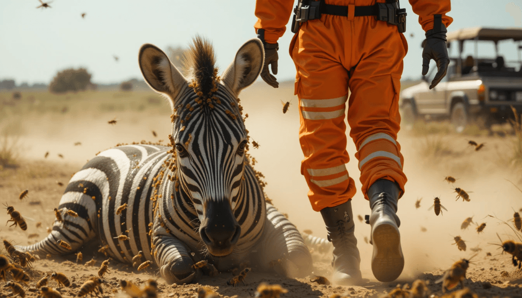 How Did This Zebra Become the Center of a Buzzing Mystery? #digen ai #FreeAIVideoGenerator