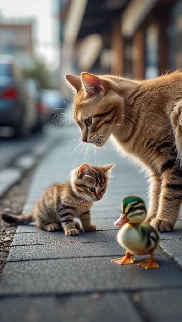 How This Kitten-Duckling Encounter Became Viral Magic—And How You Can Create It Too! #digenai #FreeAIVideoGenerator