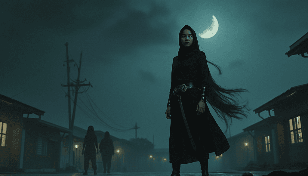 Unveiling Mysteries: How AI Brought a Moonlit Sorceress to Life #digen ai #FreeAIVideoGenerator