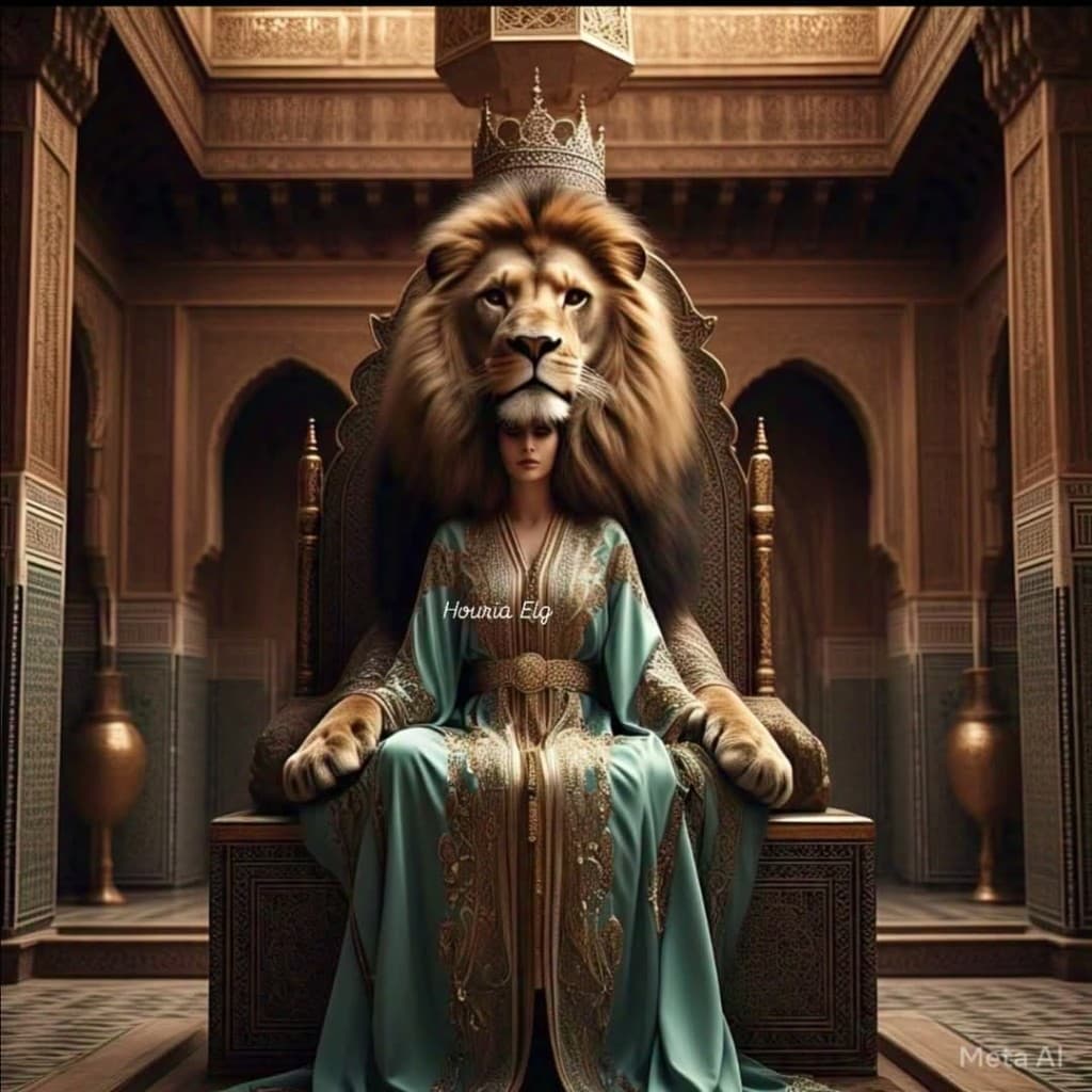 Unleashing Majesty: How AI Brought a Lion-Headed Queen’s Realm to Life #digen ai #FreeAIVideoGenerator