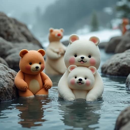 How to Bring Your Teddy Bears’ River Adventure to Life with AI? #digen ai# #Free AI Video Generator#