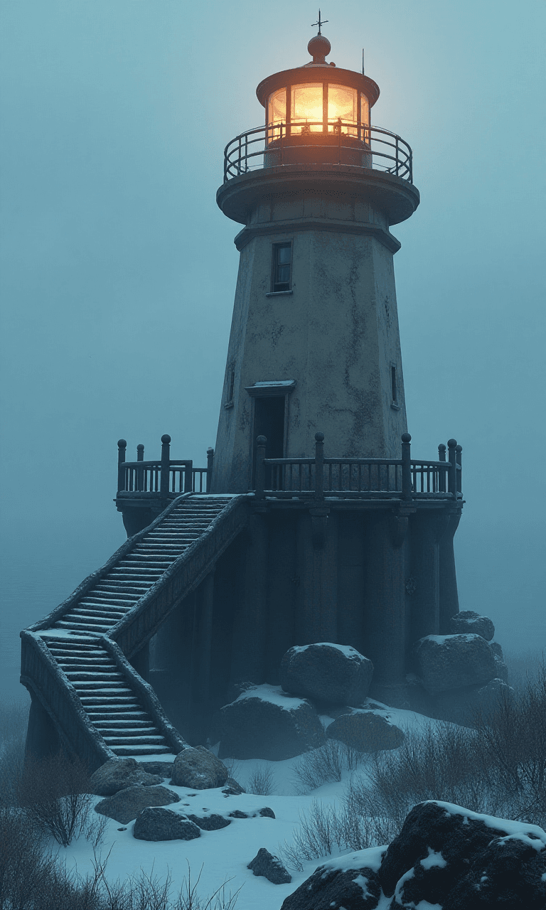 Unveiling the Misty Lighthouse Mystery with AI Video Magic #digenai #FreeAIVideoGenerator