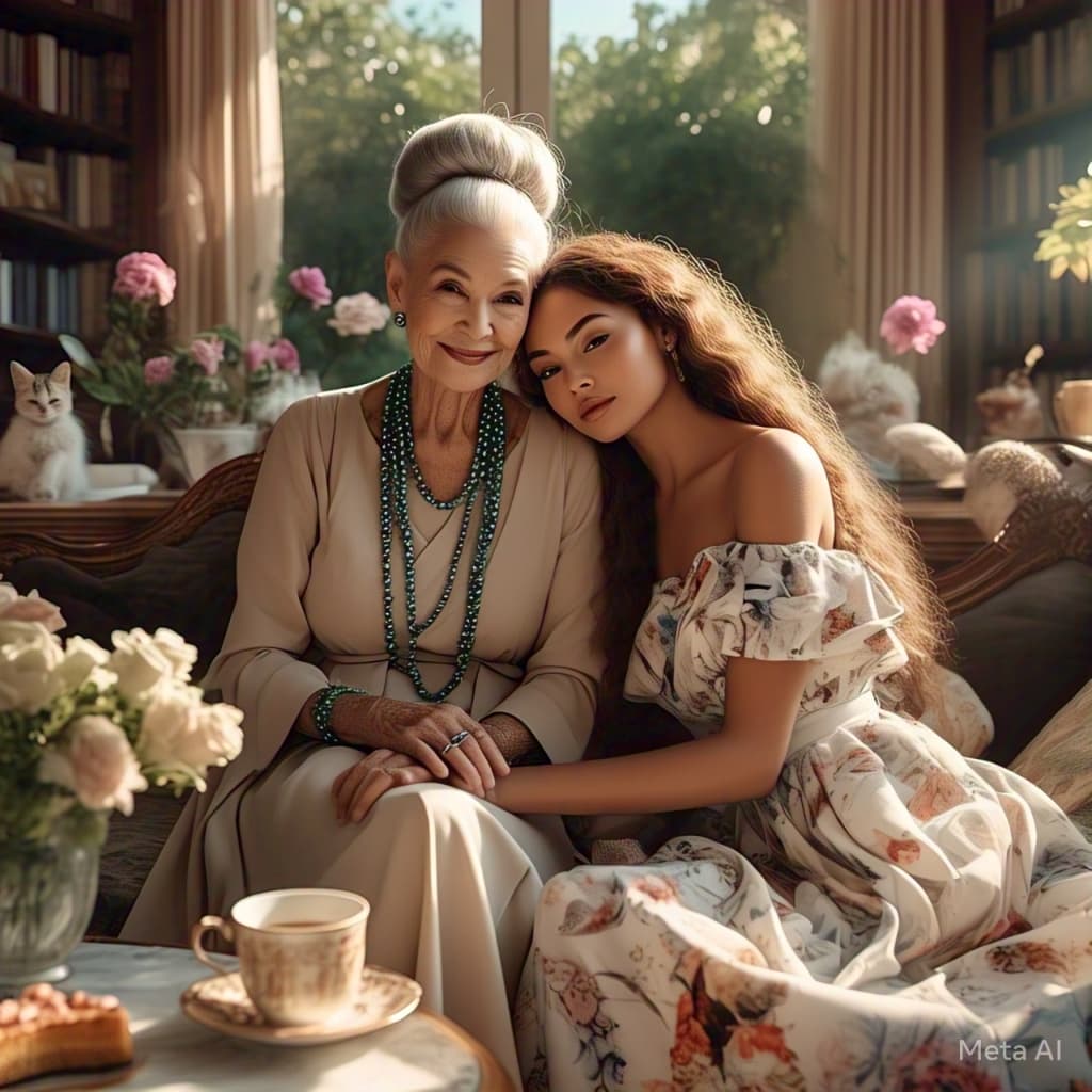 The Timeless Bond Captured in AI: How Grandma and Me Created Magic #digen ai #FreeAI