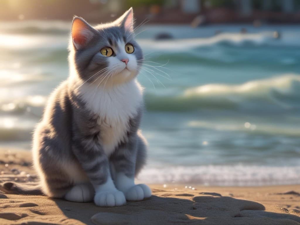 How a Mysterious Beach Cat Inspired a Viral AI Video – And How You Can Create Yours Too! #digen ai# #FreeAIVideoGenerator#