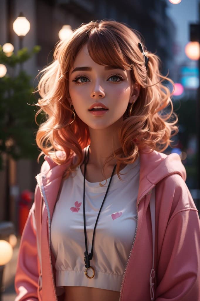 How Luna Captured Magic in the City Lights with AI Video #digen ai #Free AI Video Generator
