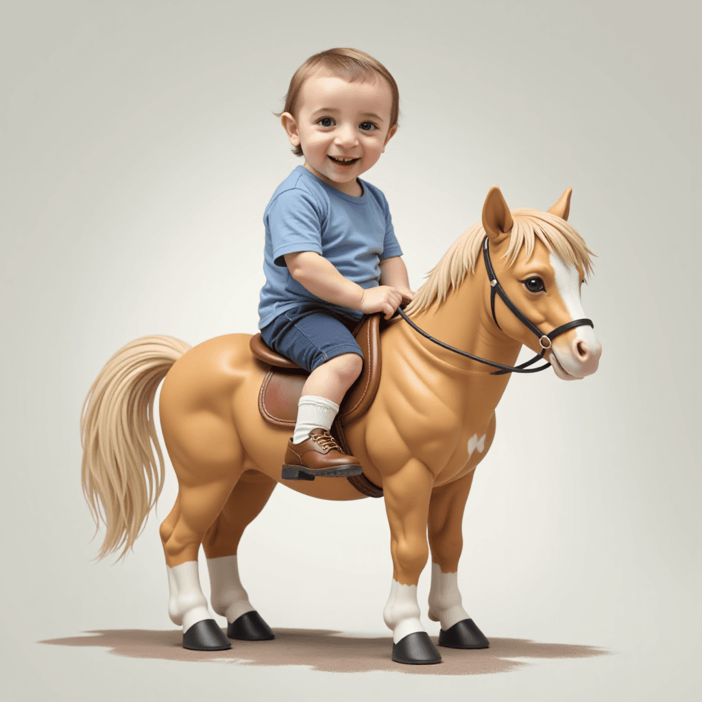 How a Child's Horse Ride Became an AI Video Masterpiece #digenai #FreeAIVideoGenerator