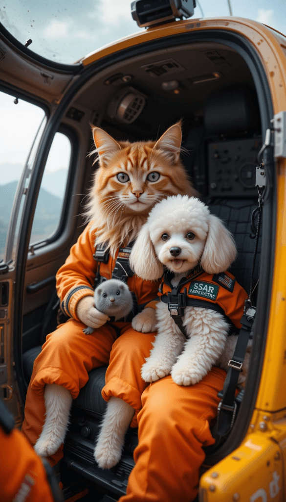 How a Cat Pilot & Her Crew Conquered Mountain Peaks with AI Magic #digen ai# #FreeAI