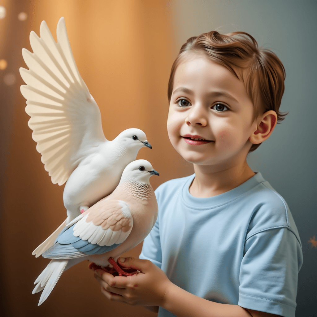 How One Child’s Gentle Touch with Doves Inspired Thousands—And How You Can Create Your Own Magic #digenai #FreeAIVideoGenerator