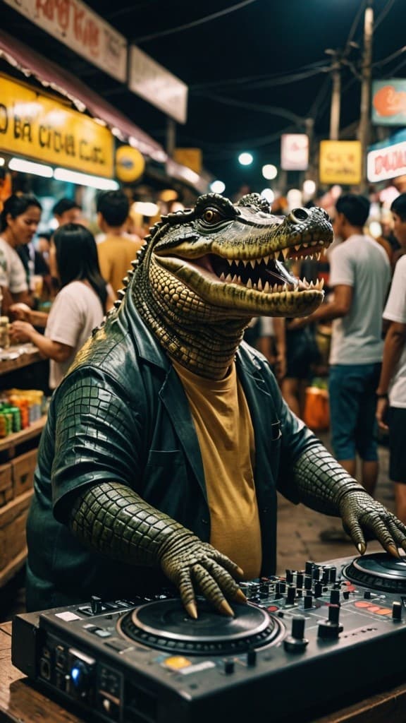 How AI Brought Cruz the Croc DJ to Life—and How You Can Too! #digenai #FreeAIVideoGenerator