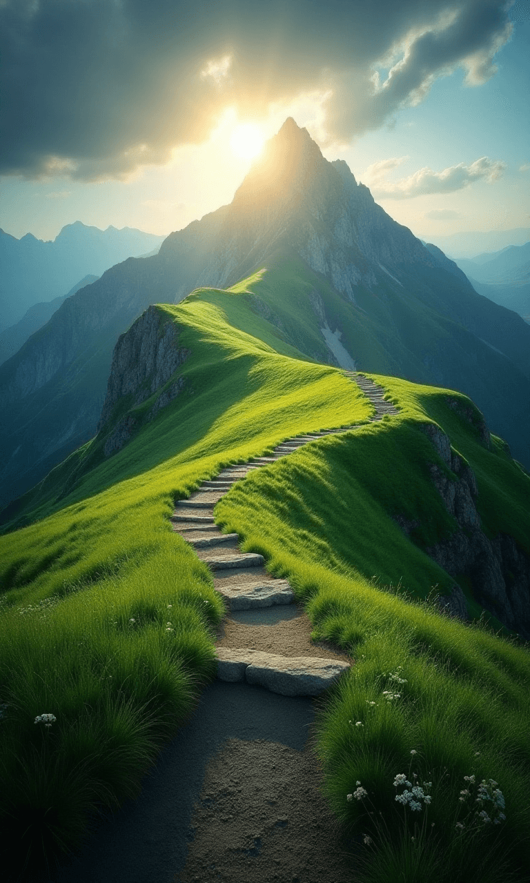 How AI Unleashed Magic on this Mountain Path? Your Free Guide to Creating Epic Videos #digen ai# #Free AI Video Generator#