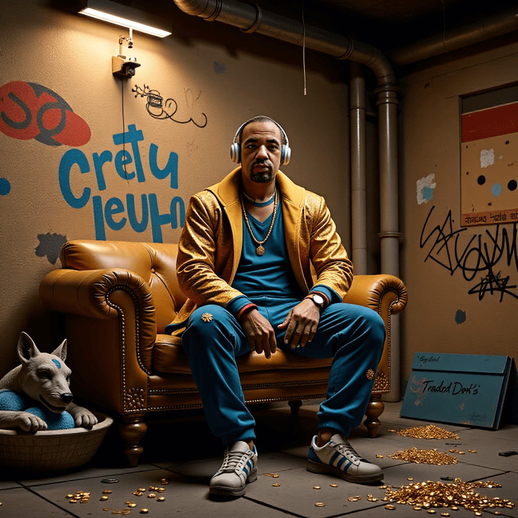 How an Eccentric Creator Turned His Graffiti-Lined Lair Into Viral Video Magic #digen ai# #Free AI Video Generator#