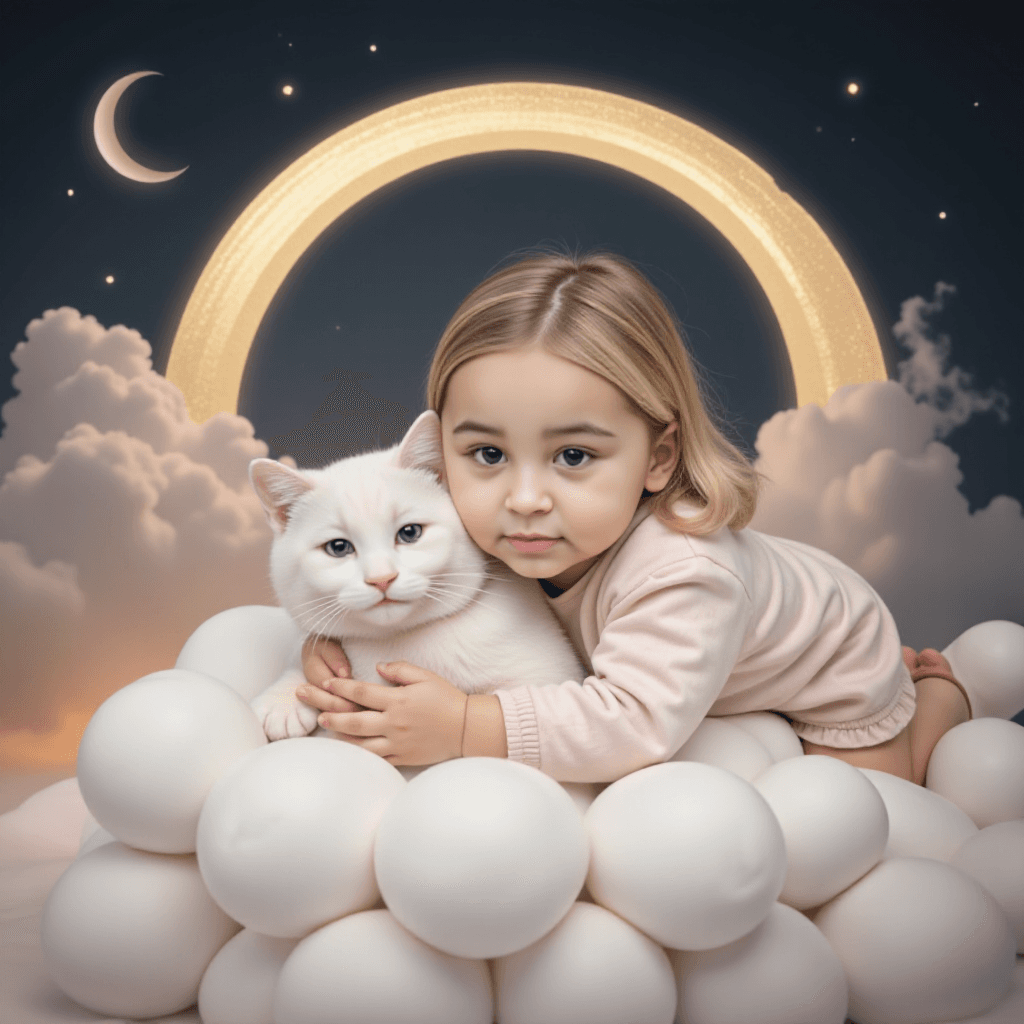 How Mia’s Celestial Adventure Became Magic with One Click! #digen ai# #Free AI Video Generator#