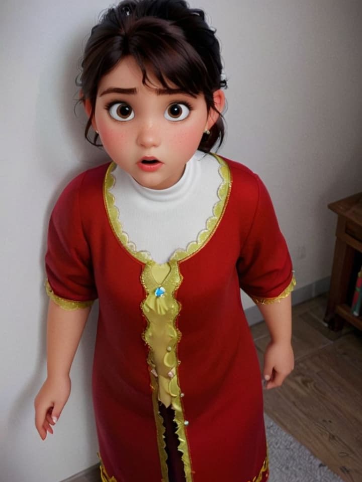 The Girl in Red: How AI Brought a Moment of Wonder to Life #digenai #FreeAIVideoGenerator
