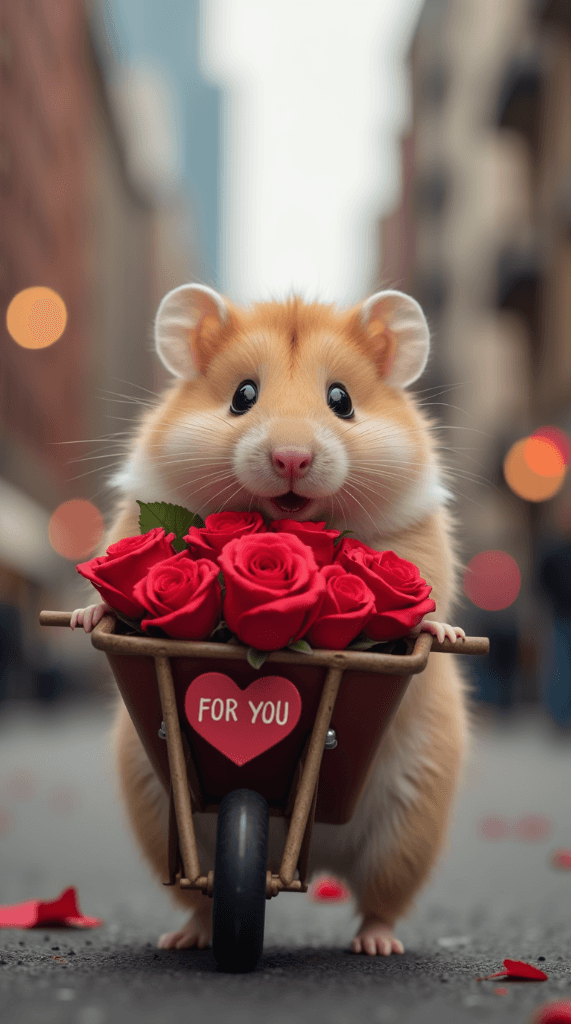 How a Tiny Hamster Became a Romantic Hero with AI Video Magic #digen ai #Free AI Video Generator