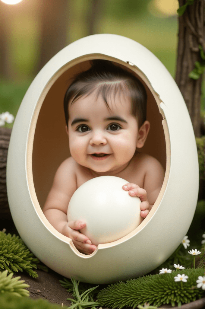 The Enchanted Egg: How AI Brought a Baby’s Wonder to Life #digen ai# #FreeAI #FreeAIVideoGenerator