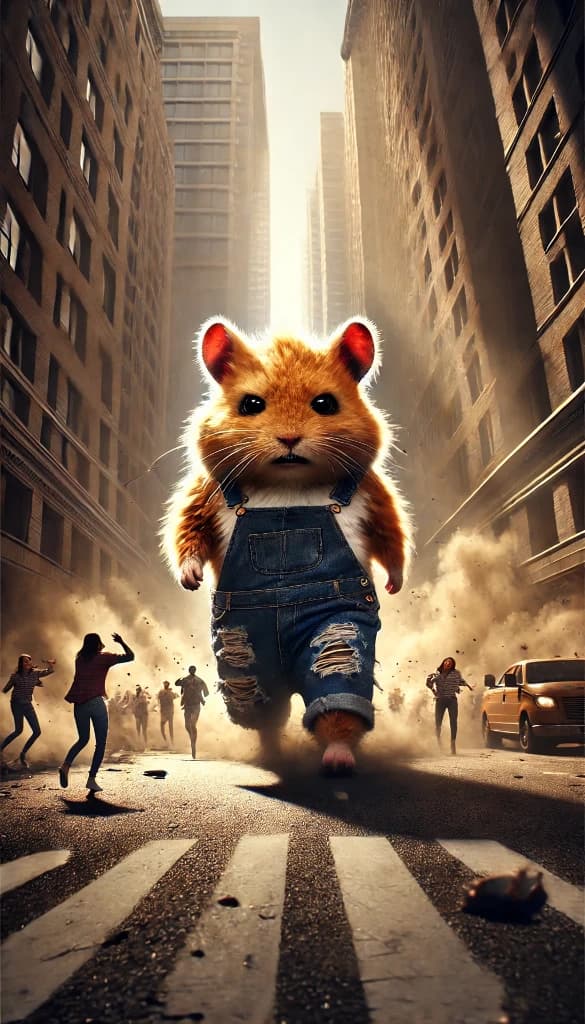 How a Giant Hamster Conquered the City—and How You Can Too! #digenai #FreeAIVideoGenerator