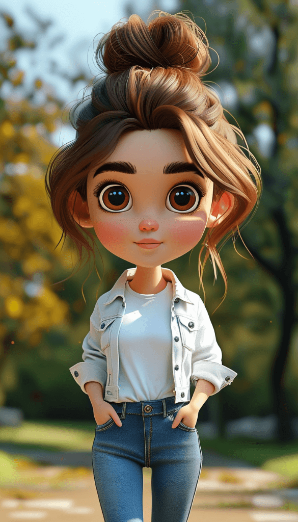 Unlock Autumn Magic: How One Girl’s Park Pic Turned into a Viral Video Masterpiece #digen ai# #FreeAIVideoGenerator#