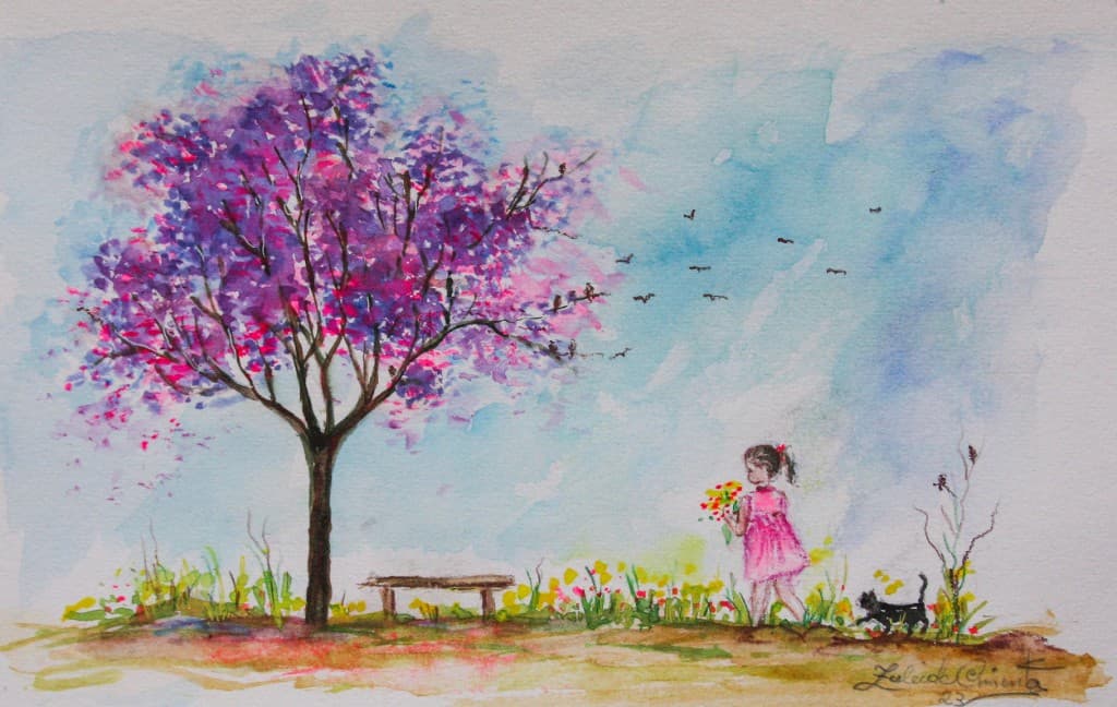 How AI Brought a Spring Meadow to Life: A Girl’s Magical Adventure #digen ai #FreeAIVideoGenerator