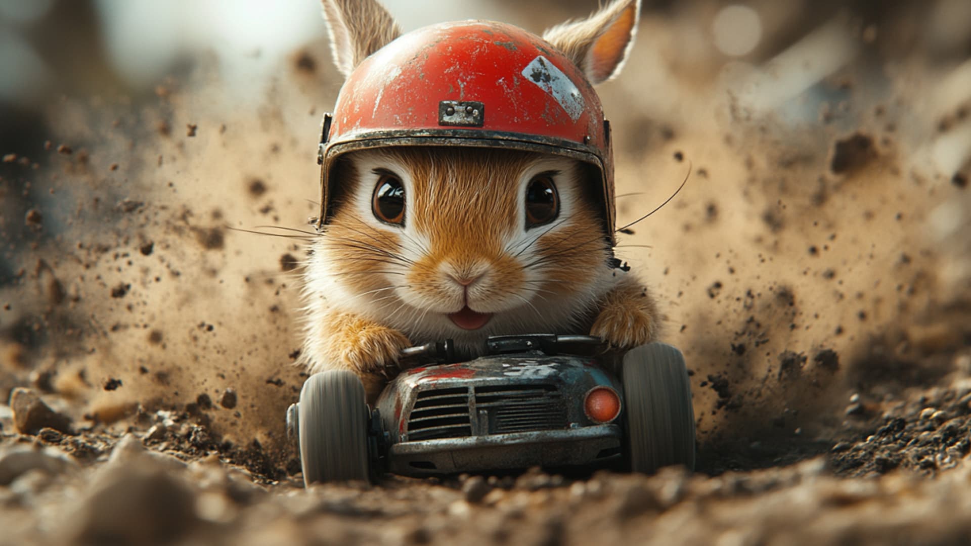 From Still to Thrill: How AI Brought a Squirrel's Kart Race to Life #digen ai# #Free AI Video Generator#