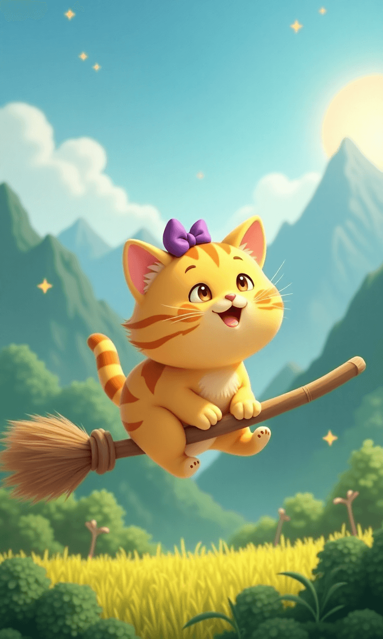 How One Kitten’s Broomstick Adventure Became an AI Video Sensation #digenai #FreeAIVideoGenerator