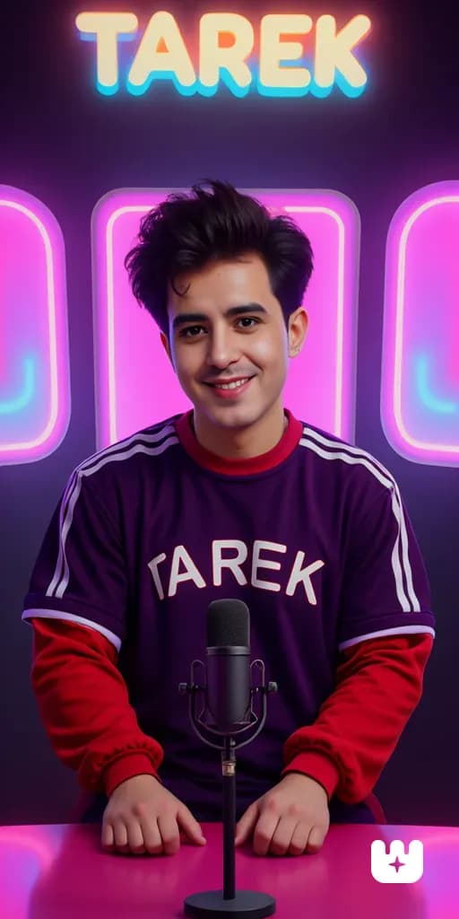 How Tarek Turned His Neon Dreams into Viral Content Magic #digen ai #FreeAIVideoGenerator