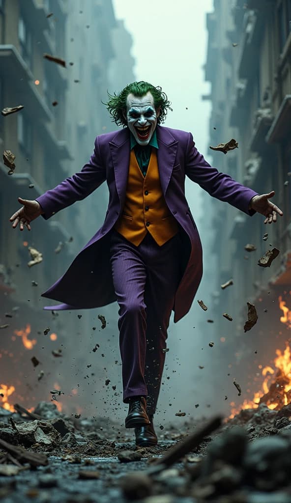 How AI Brought Chaos to Life: Creating The Joker’s Dark Masterpiece #digenai #FreeAIVideoGenerator