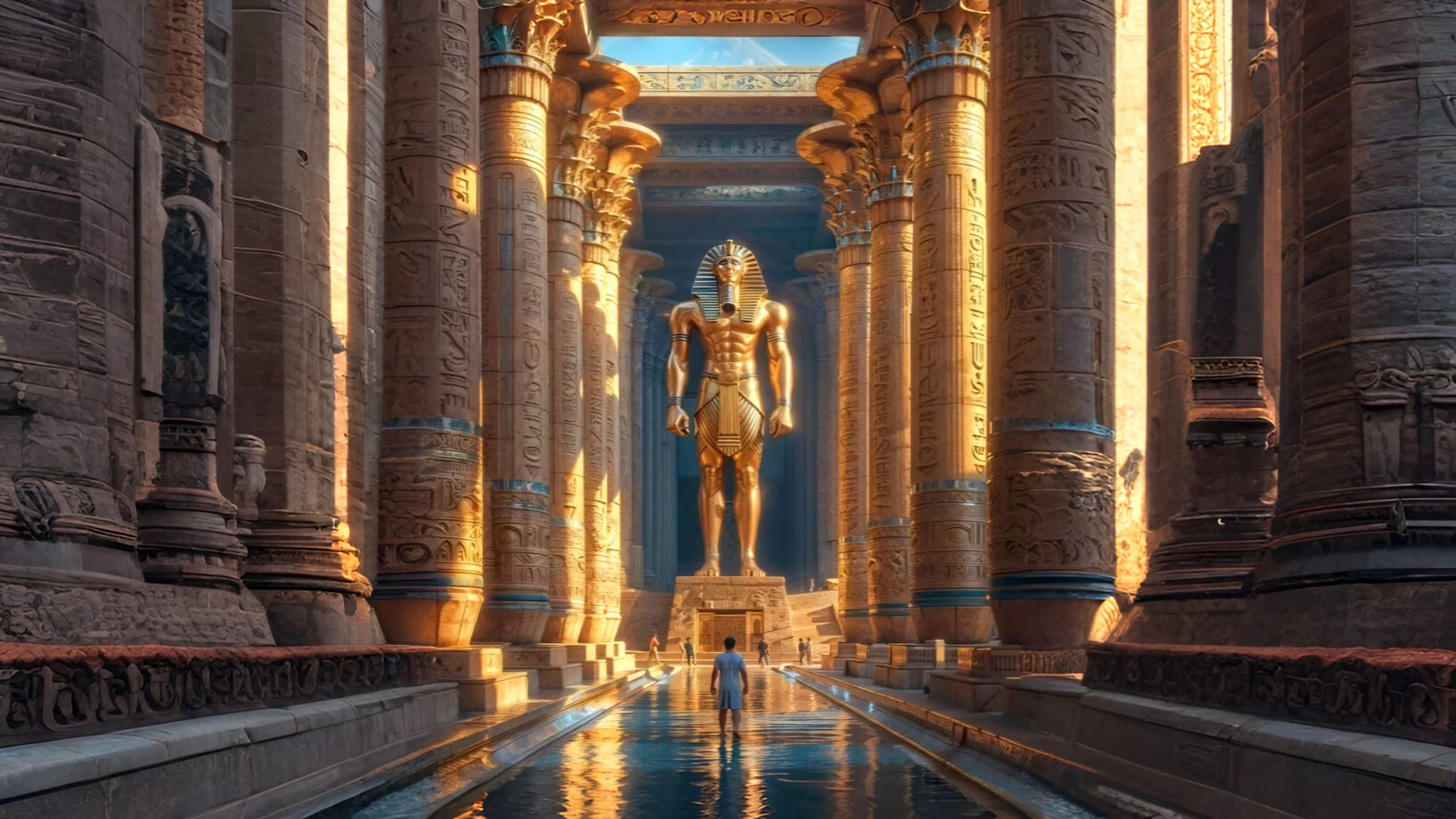 Unveiling Ancient Mysteries: How AI Brought an Egyptian Temple to Life #digen ai #FreeAIVideoGenerator