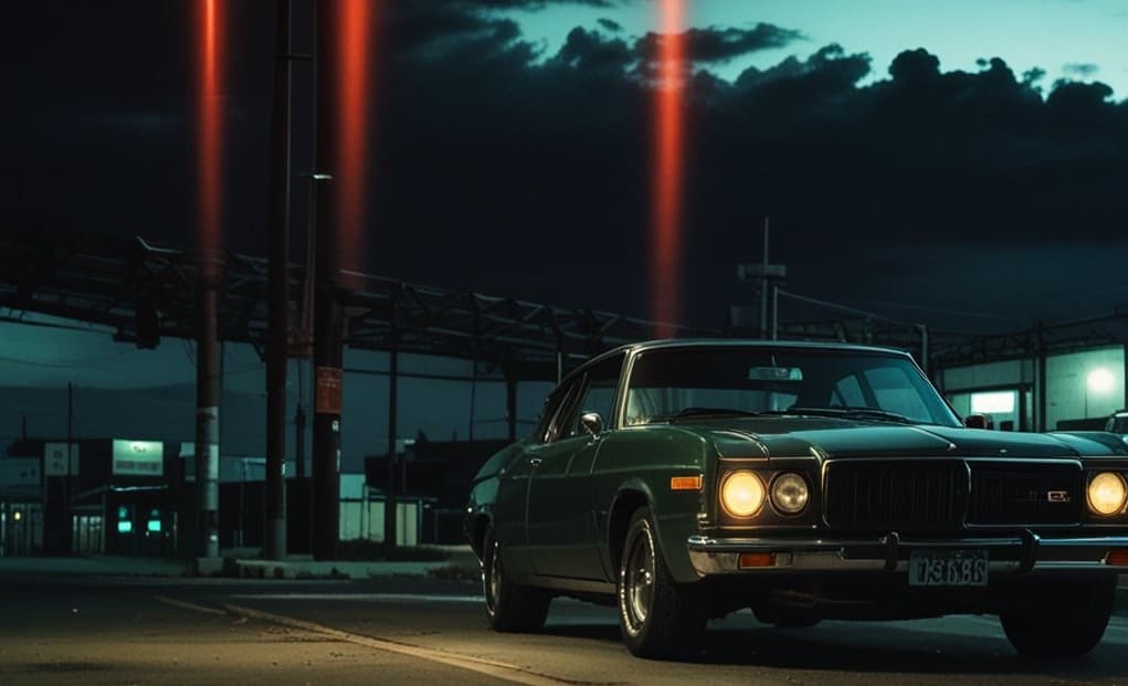 Unlocking Secrets with AI: How This Retro Car Scene Became Viral Magic #digen ai #FreeAIVideoGenerator