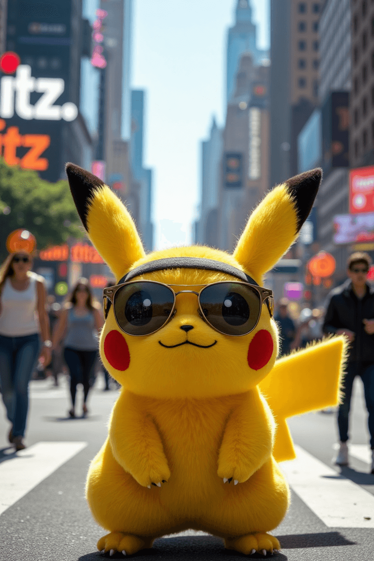 How AI Brought Pikachu’s Urban Adventure to Life – Your Free Guide to Creating Epic Videos #digen ai# #Free AI Video Generator#