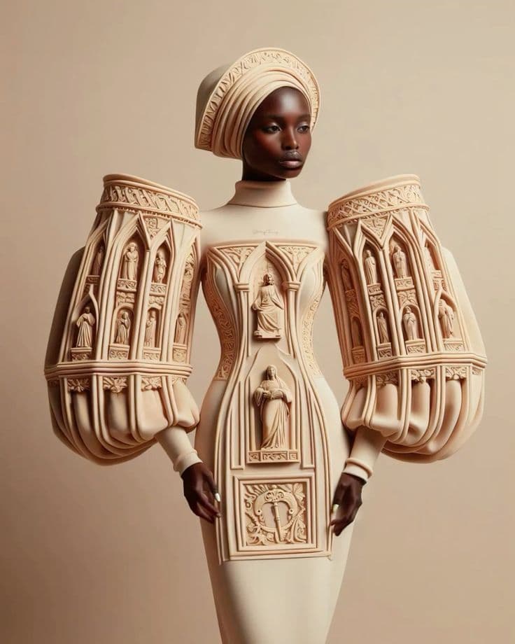 Unveiling Gothic Splendor: How AI Brought This Timeless Dress to Life #digen ai #FreeAIVideoGenerator