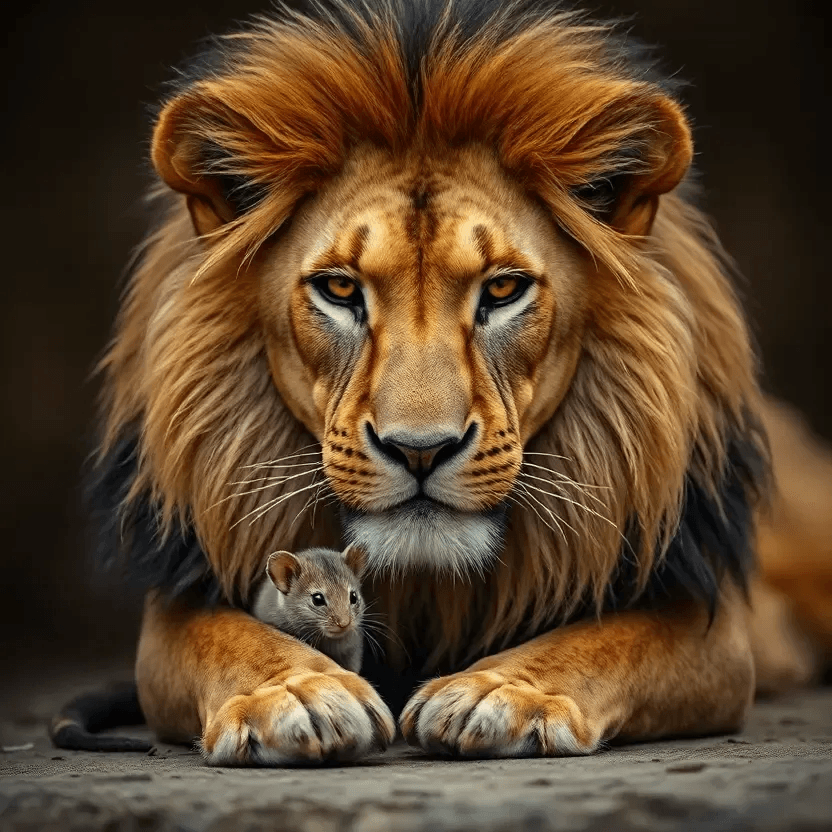 How AI Brought Peace Between Lion and Mouse: Your Free Guide to Magic Videos #digen ai# #FreeAI
