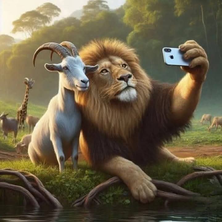 How Two Savanna Friends Captured Their Epic Selfie—and How You Can Too! #digenai #FreeAIVideoGenerator