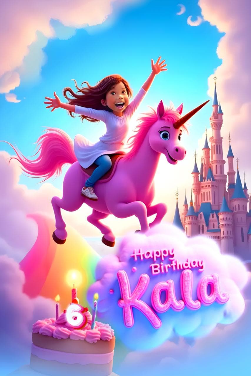 How Kala’s Birthday Wish Became Reality with AI Magic – Create Your Own Unicorns Today! #digenai #FreeAIVideoGenerator