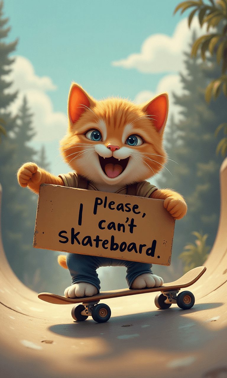 How This Skateboarding Kitten Became an AI Video Sensation – And How You Can Too! #digen ai# #FreeAI