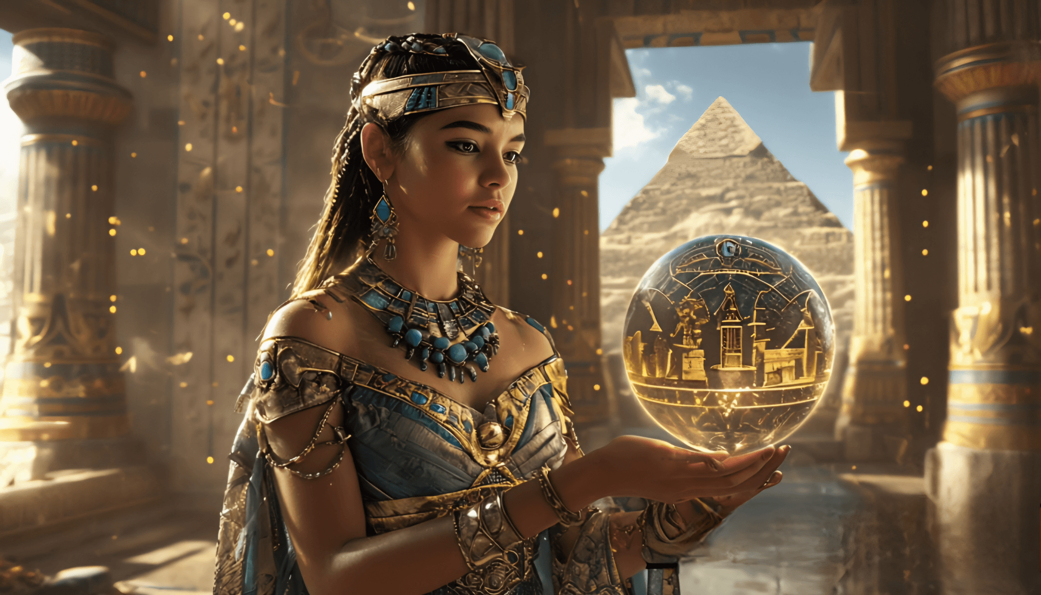 Time Traveler’s Crystal: How AI Brings Ancient Egypt to Life #digenai #FreeAIVideoGenerator