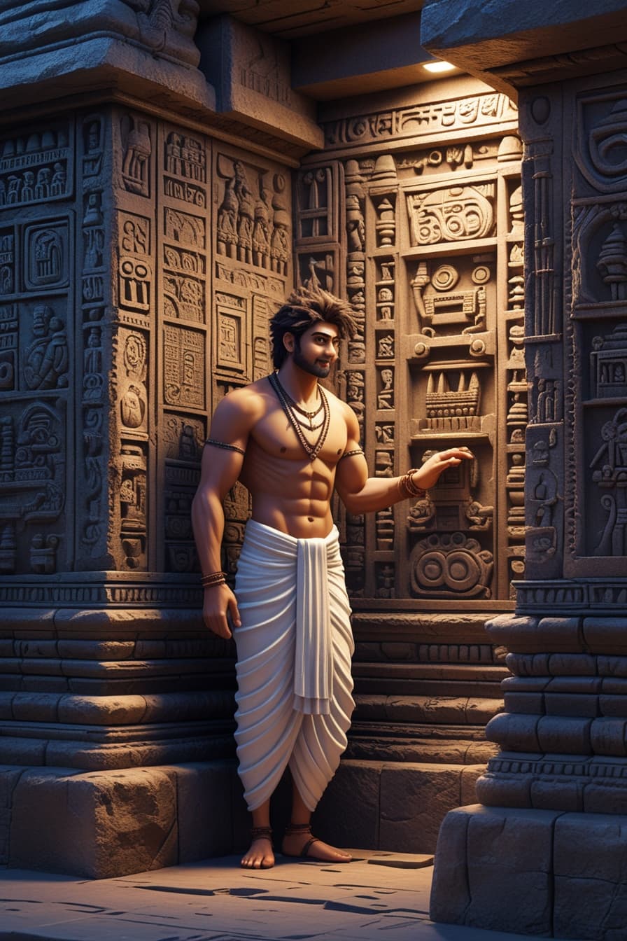 Unleash Ancient Secrets with AI Video Creation: A Temple Explorer's Journey #digen ai# #Free AI Video Generator#