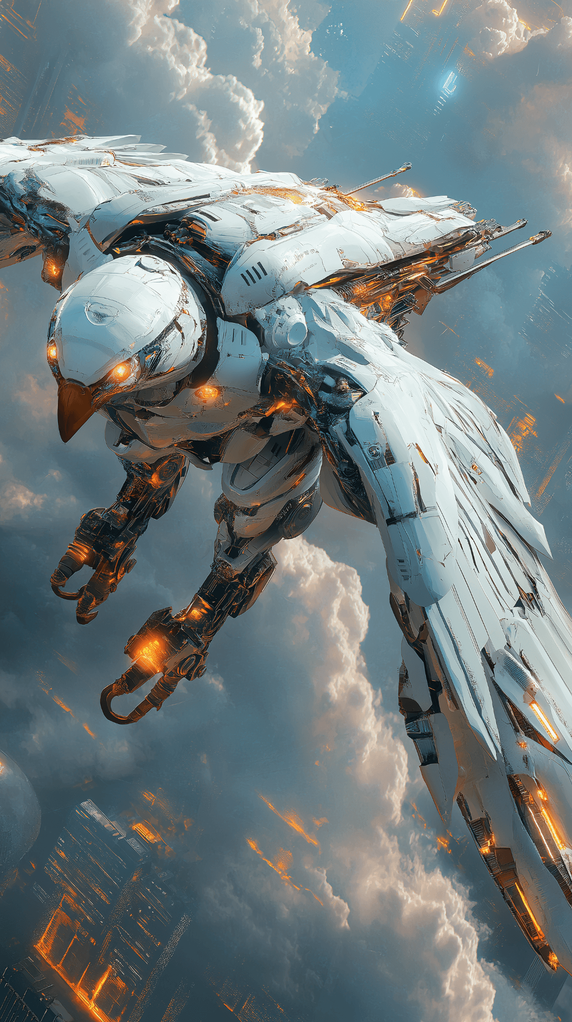 From Concept to Cosmos: How AI Brought This Robotic Eagle to Life #digen ai #Free AI Video Generator