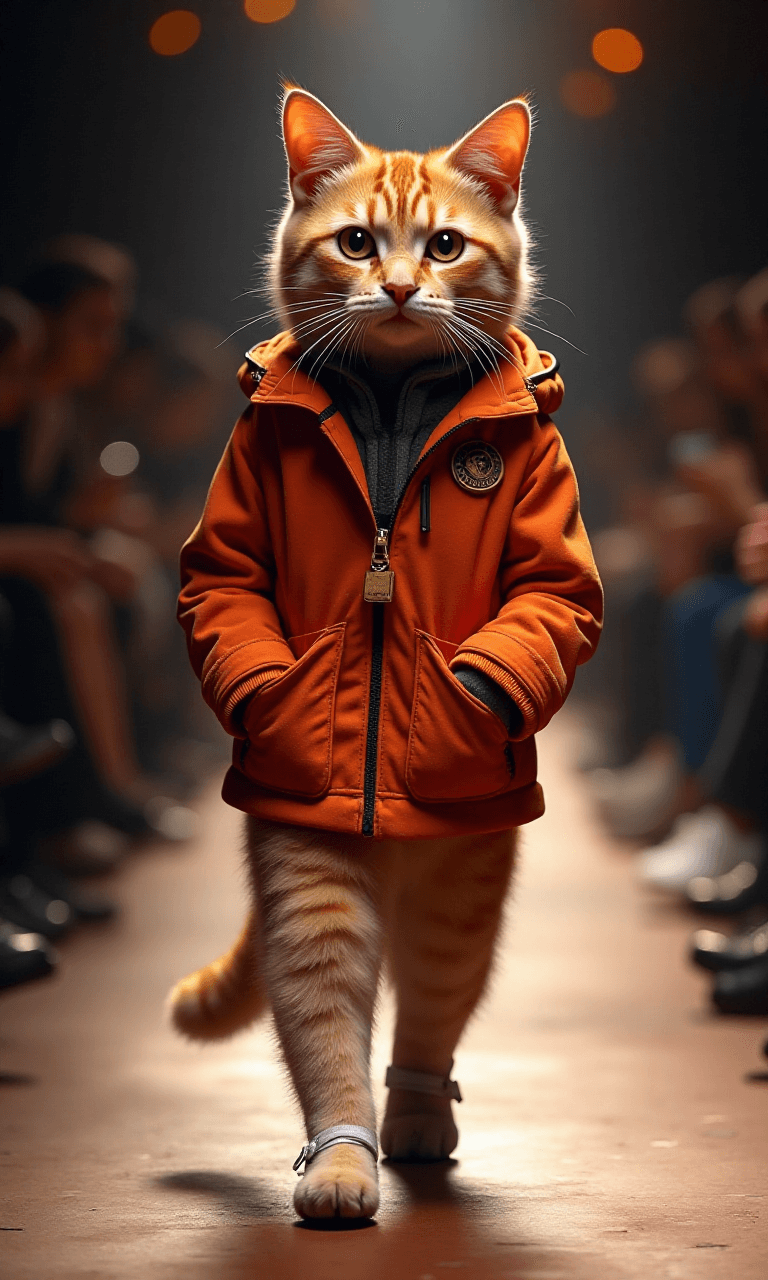 How Did This Cat Take Over Fashion Week? The Surprising Power of AI Video Creation #digen ai #FreeAIVideoGenerator
