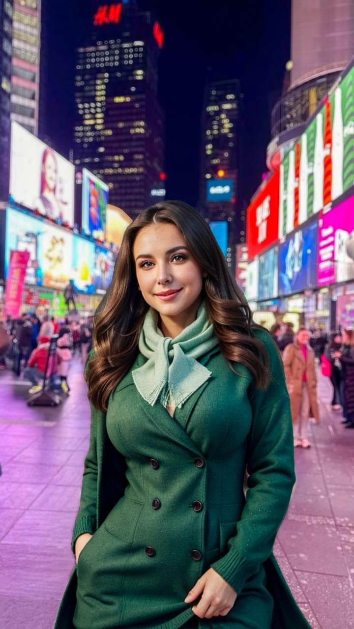 Capturing Midnight Magic in NYC: How AI Transformed a Cityscape into Art #digen ai #FreeAIVideoGenerator