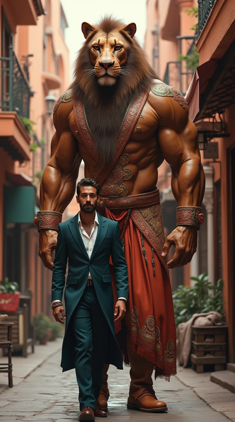 How Did This Man Tame a Mythical Beast? Discover the AI Secret Behind This Epic Scene #digen ai #FreeAIVideoGenerator