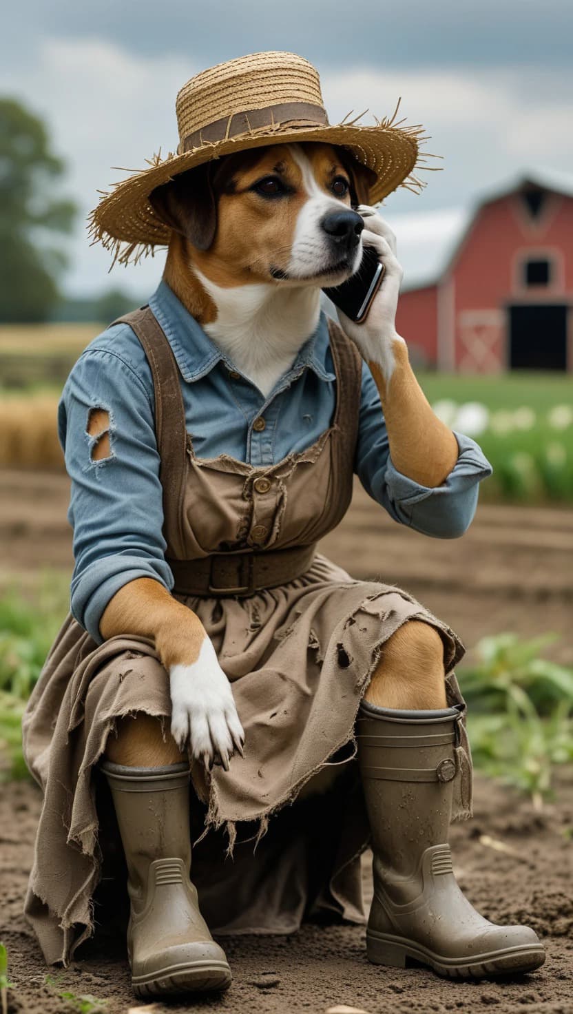 How Farmer Beagle’s Muddy Call Inspired My AI Video Journey #digen ai #FreeAIVideoGenerator