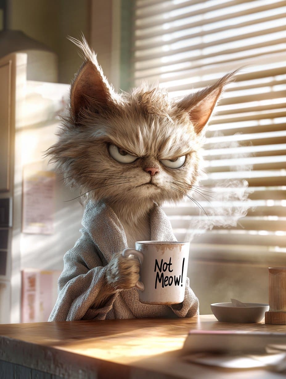 When a Grumpy Cat Became a Kitchen Sorcerer: How AI Brought Magic to Life #digenai #FreeAIVideoGenerator