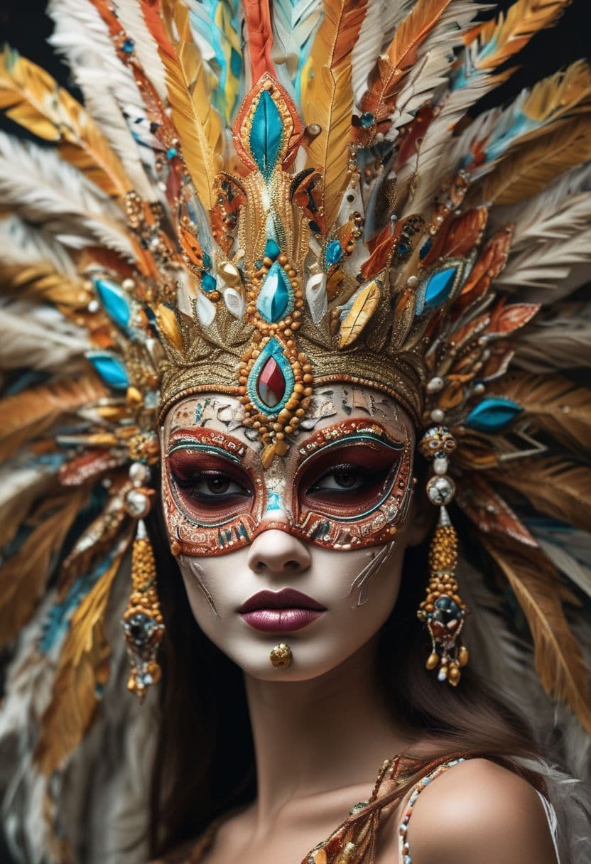 Unlocking Royal Mystique: How AI Brought This Enigmatic Headdress to Life #digen ai #FreeAIVideoGenerator